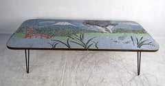 Vintage Modern Mosaic Coffee Table