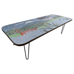 Vintage Modern Mosaic Coffee Table