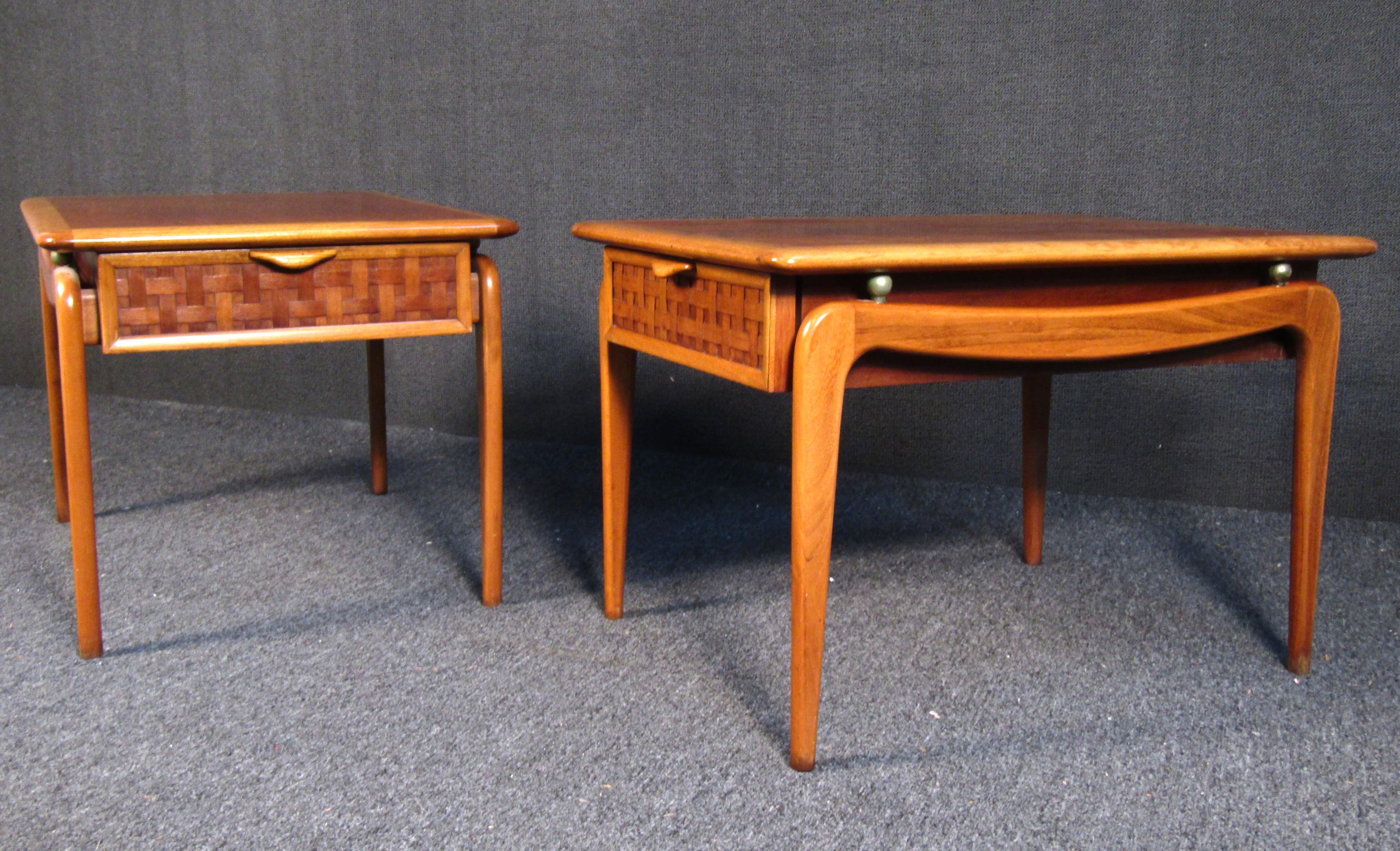 vintage lane coffee table and end tables