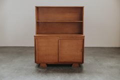 Vintage Modern Oak Bookcase From France, Circa 1960