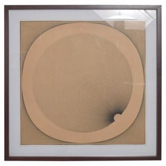 1970s Abstract Geometric Optical Artwork Modern Symmography MEXICO
