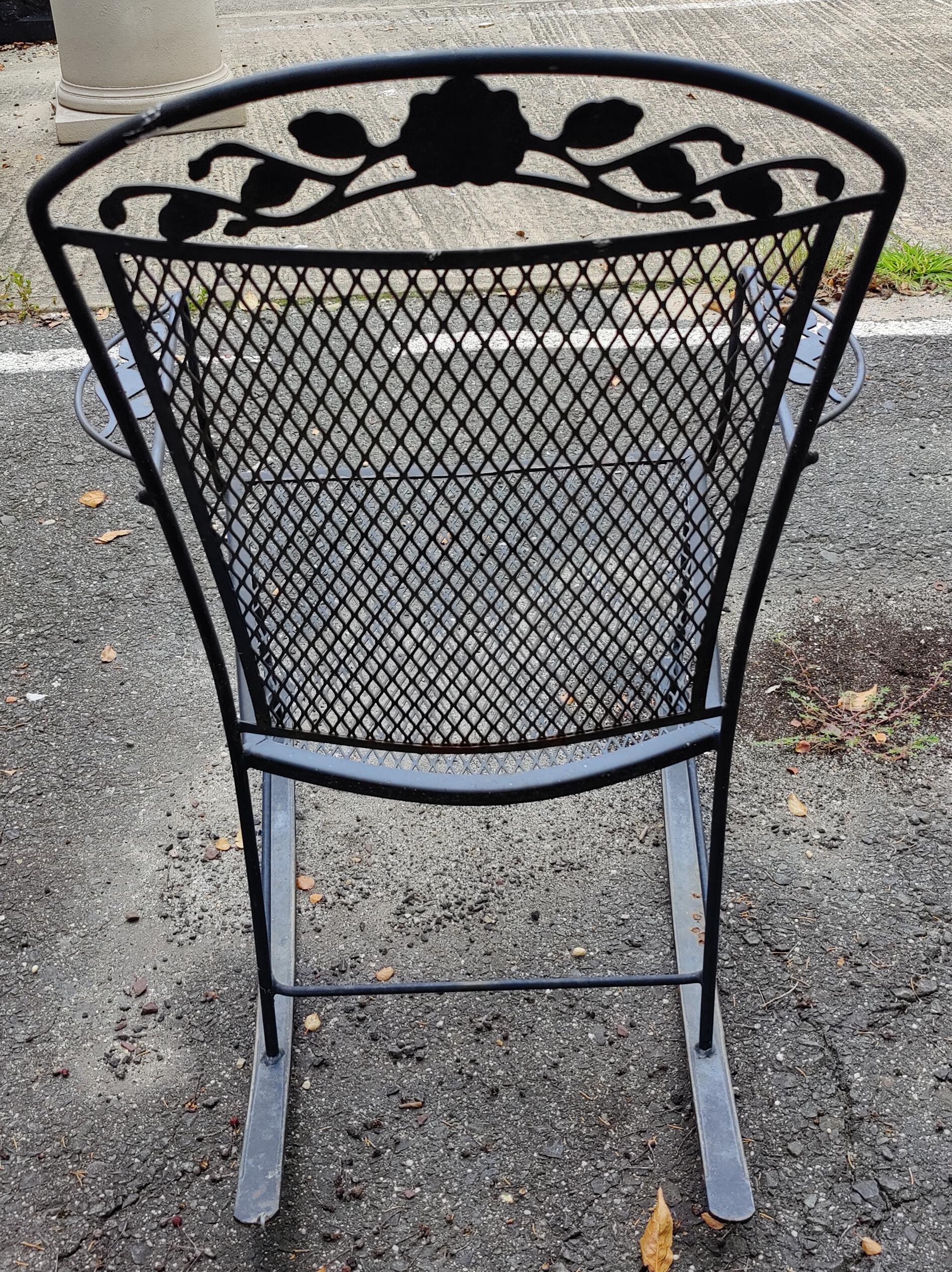vintage metal rocking chairs for sale