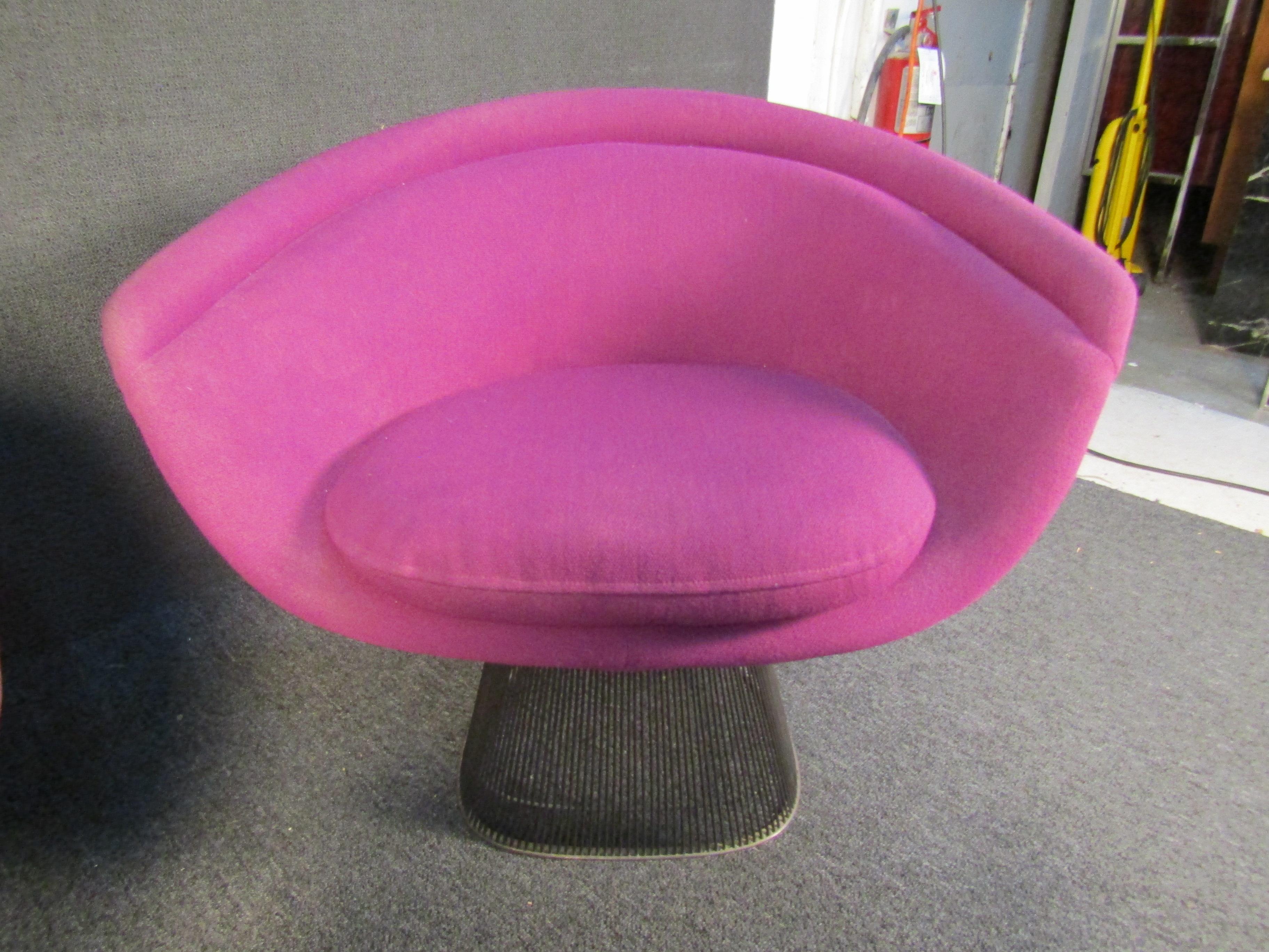 Mid-20th Century Vintage Modern Pair of Knoll Warren Platner Chairs For Sale