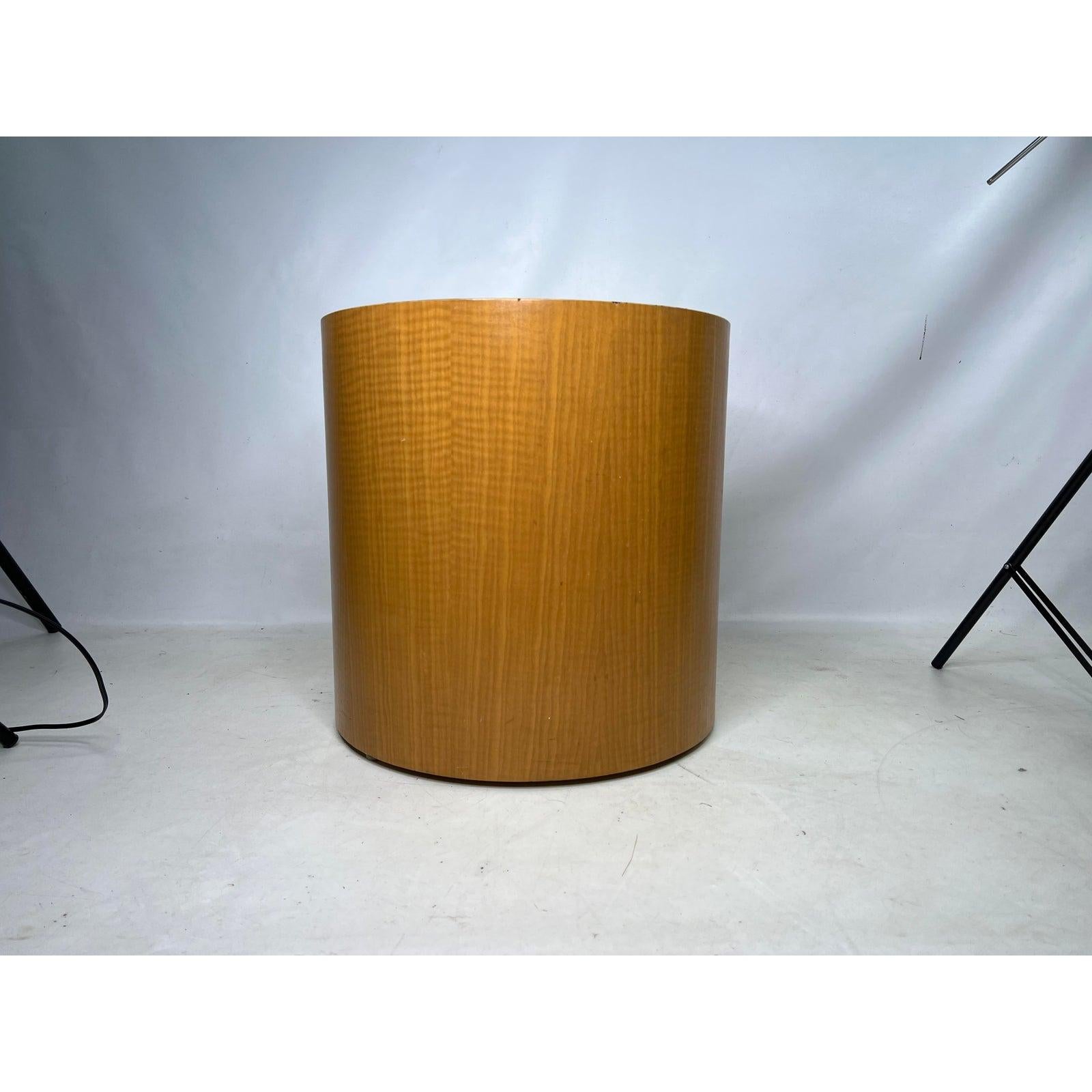 Veneer Vintage Modern Paul Mayen Pedestal for Intrex For Sale
