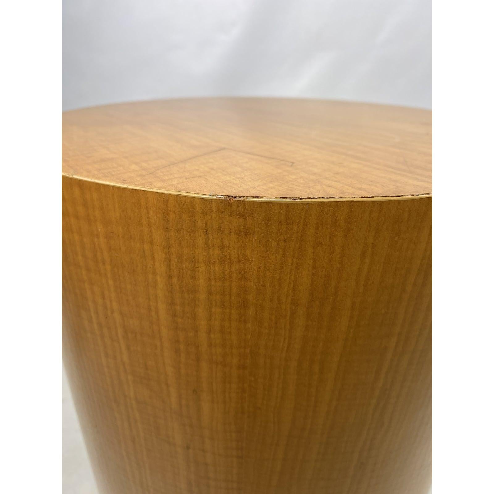 Wood Vintage Modern Paul Mayen Pedestal for Intrex For Sale