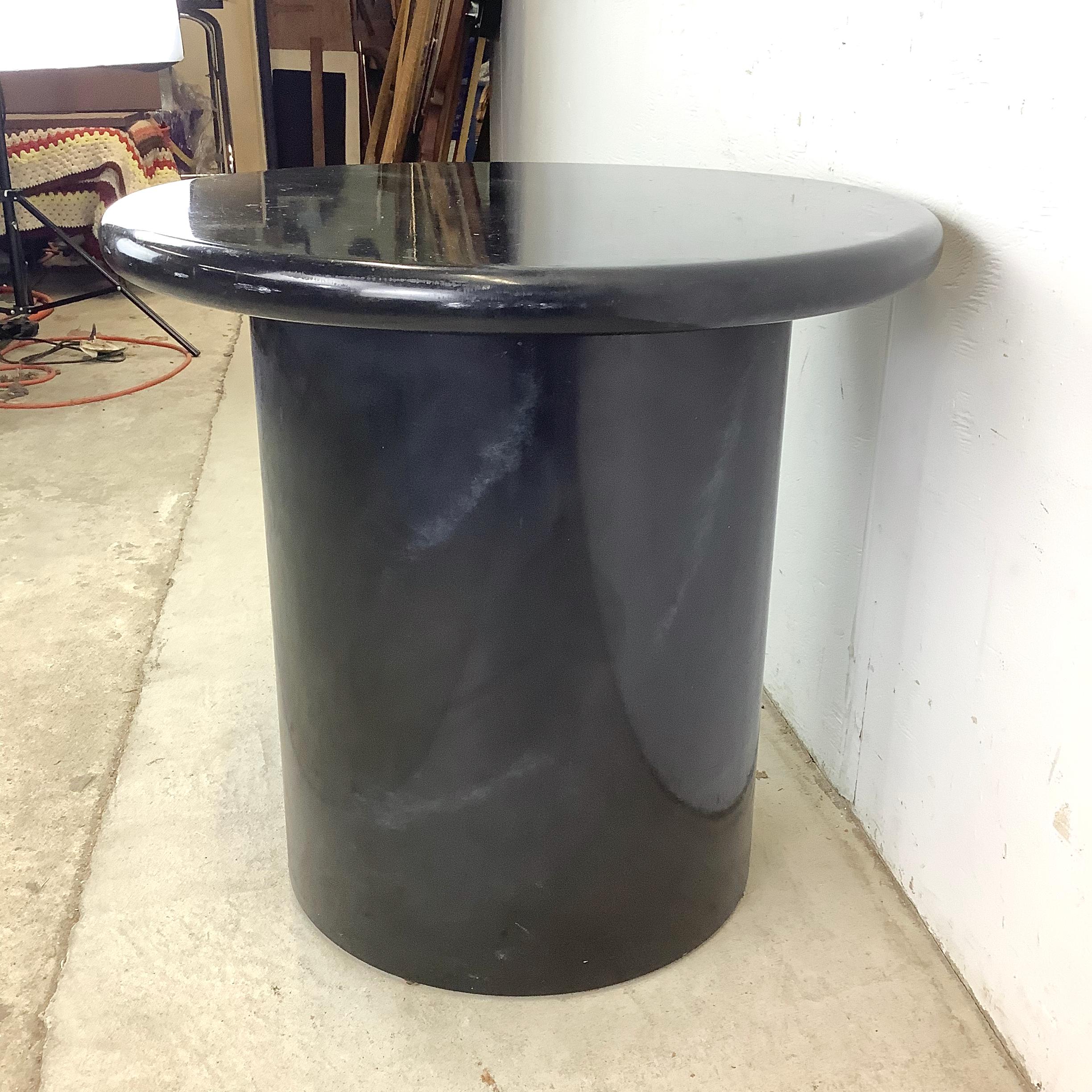 Vintage Modern Pedestal Beistelltisch im Angebot 5