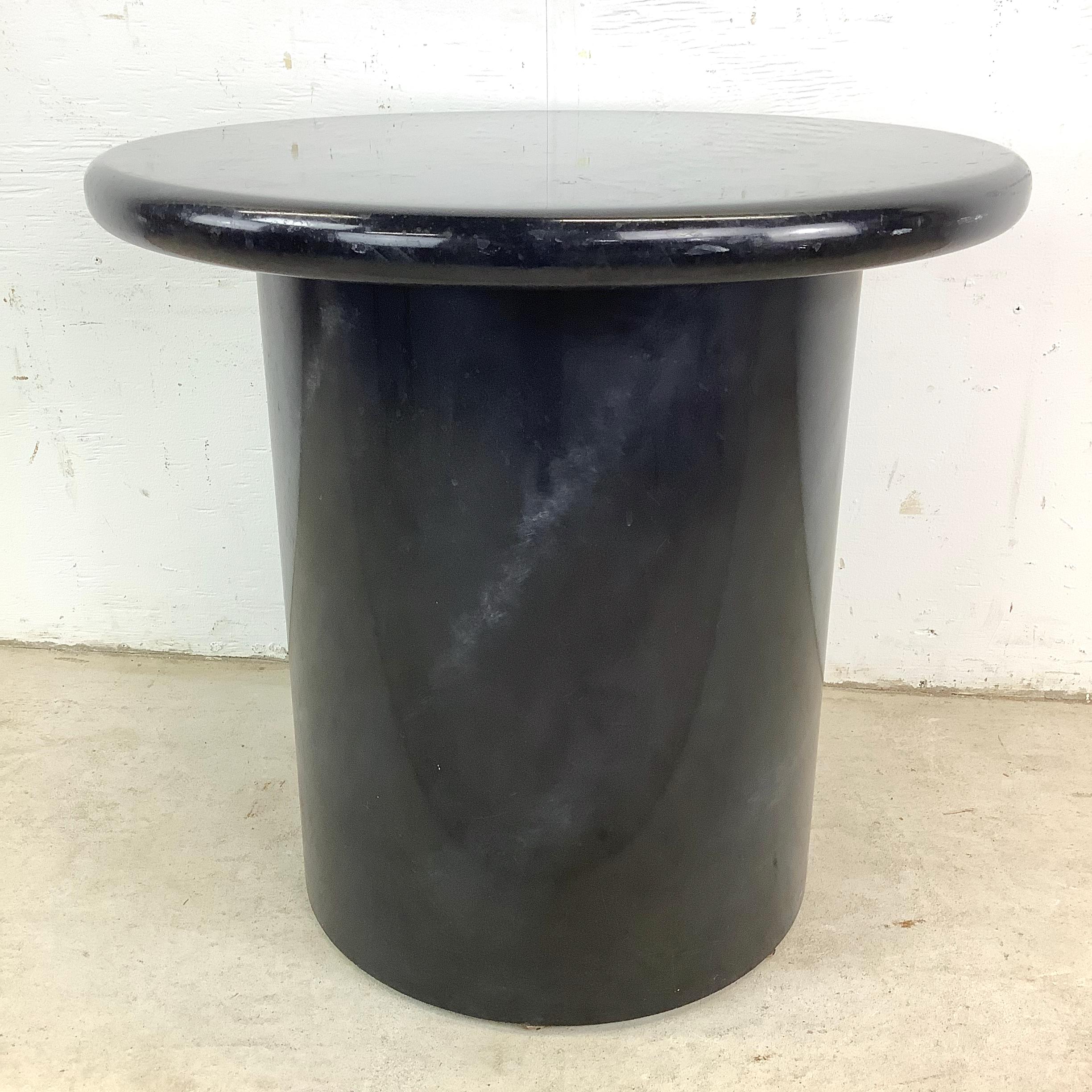 Vintage Modern Pedestal Beistelltisch (Sonstiges) im Angebot