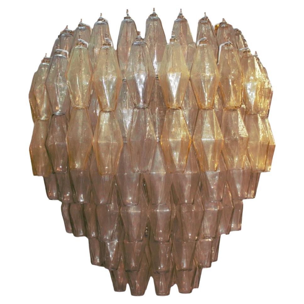 Lustre moderne vintage en verre polyédrique d'après Carlo Scarpa pour Venini en vente