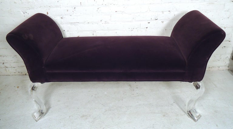 Purple bedroom bench hot sale