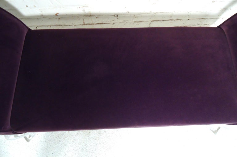 Vintage Modern Purple Bedroom Bench For Sale At 1stdibs