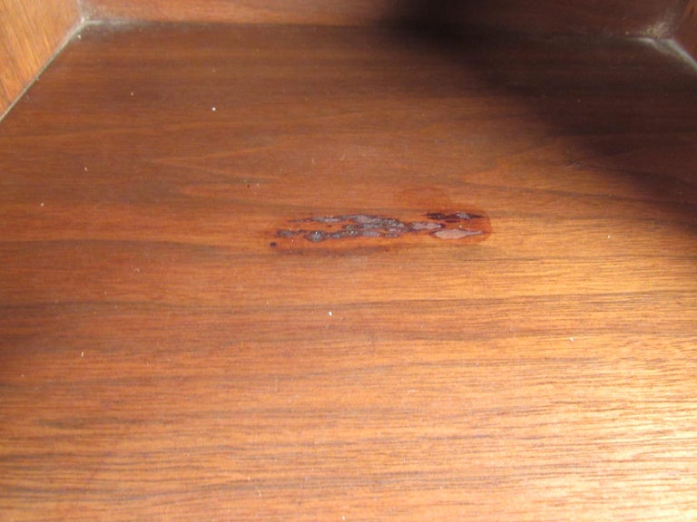 Vintage Modern Queen Size Storage Headboard For Sale at 1stdibs