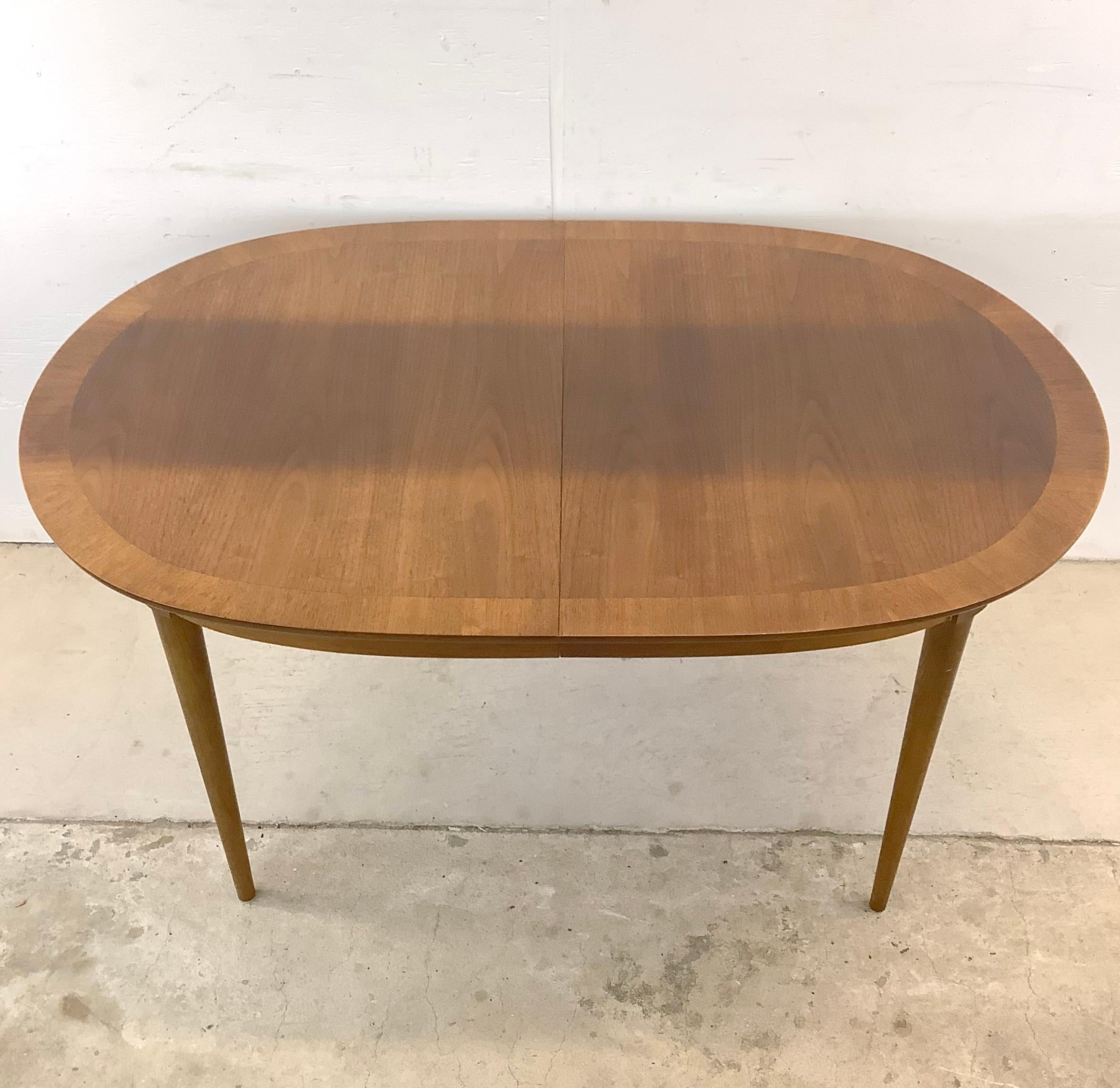 Mid-Century Modern Vintage Modern R-Way Dining Table With Leaves