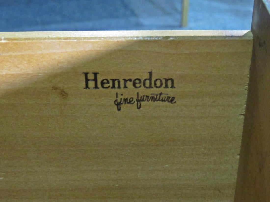 Mid-20th Century Vintage Modern Rolling Campaign Chest by Henredon For Sale