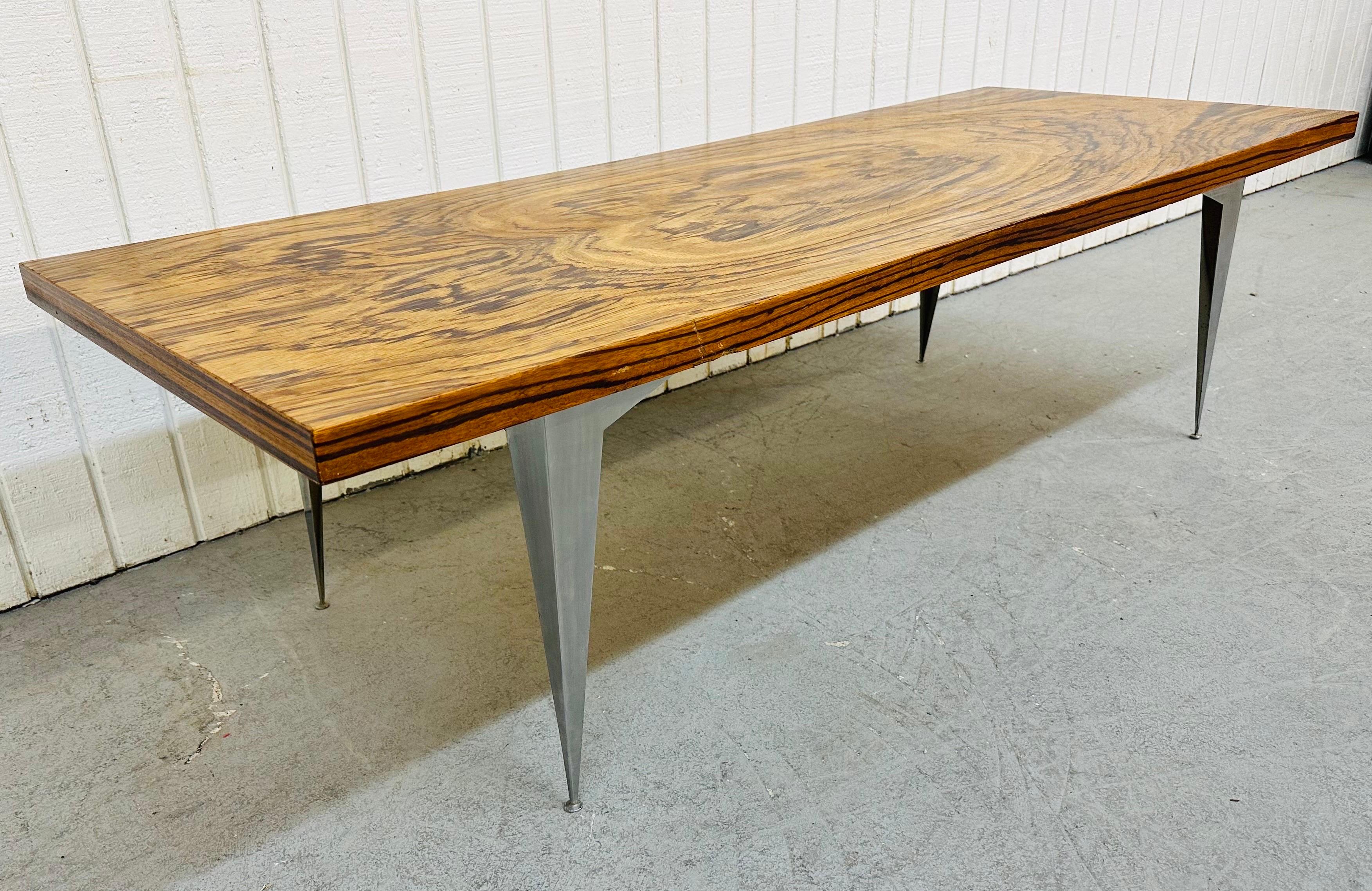 Vintage Modern Rosewood Coffee Table In Good Condition In Clarksboro, NJ