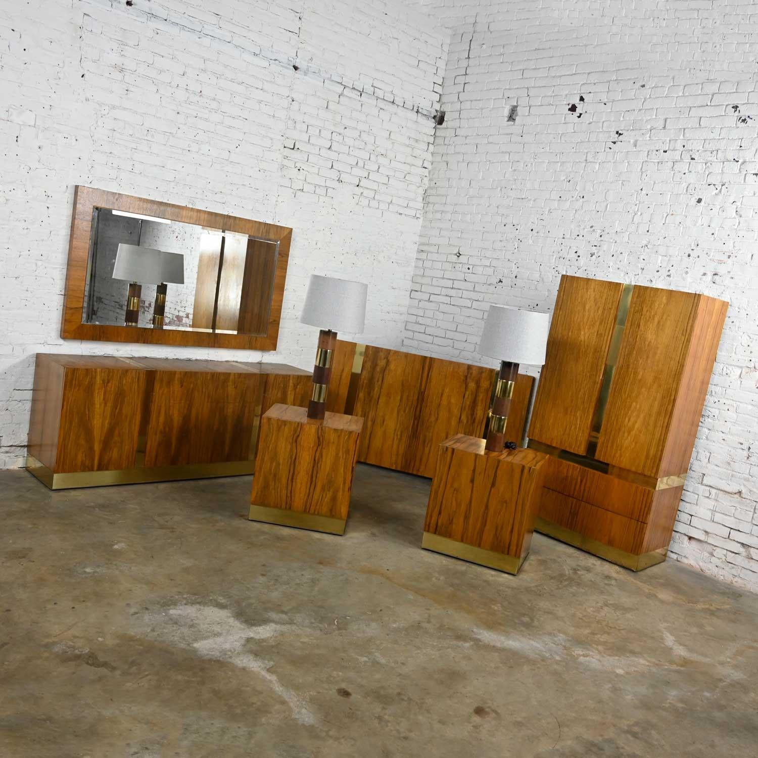 Late 20th Century Vintage Modern Rosewood Complete Bedroom Set by Milo Baughman for Thayer Coggin 