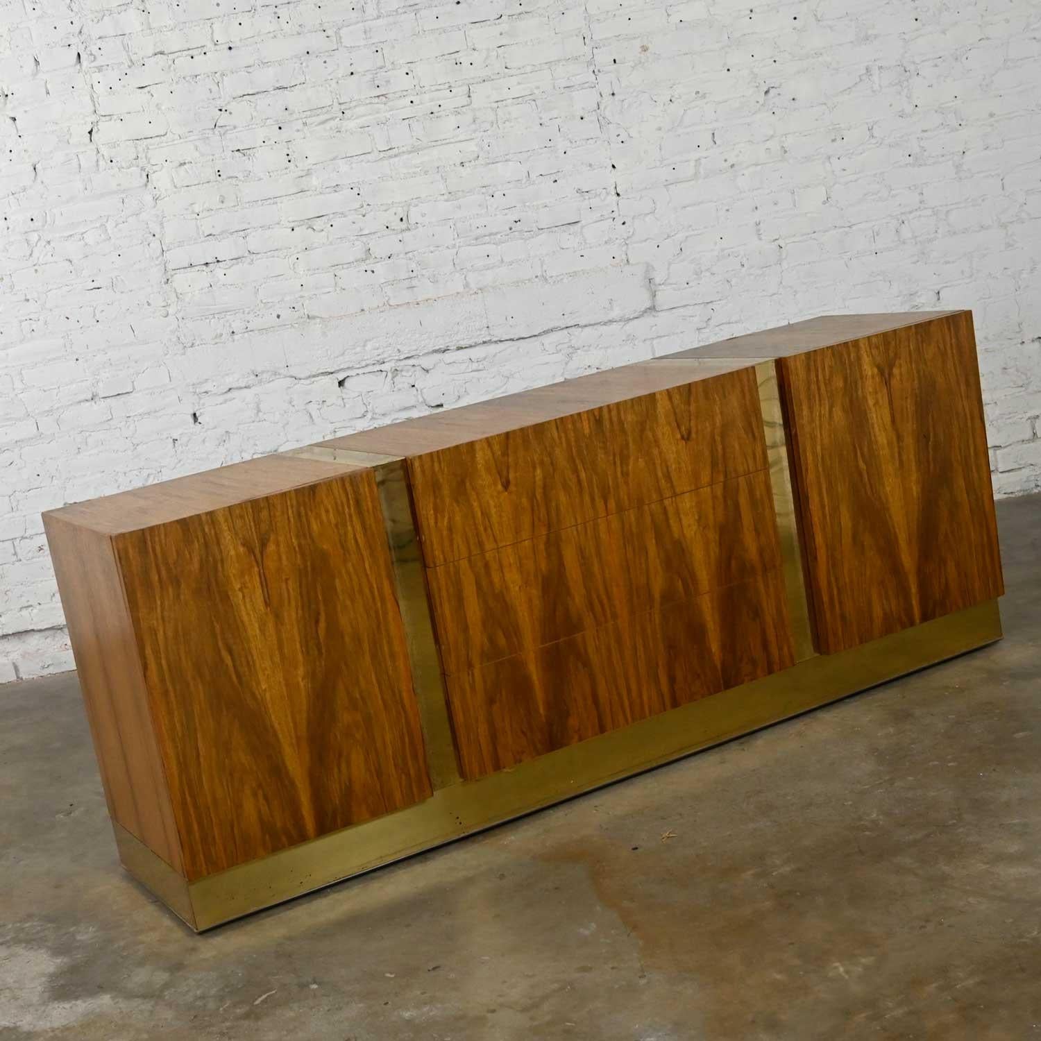 Late 20th Century Vintage Modern Rosewood Dresser Credenza Buffet by Milo Baughman Thayer Coggin