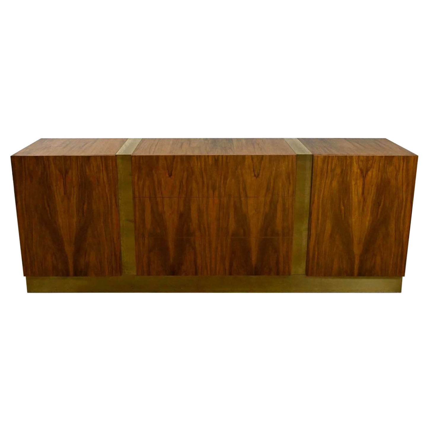 Vintage Modern Rosewood Dresser Credenza Buffet by Milo Baughman Thayer Coggin