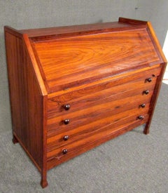 Vintage Modern Rosewood Dresser with Desk Top