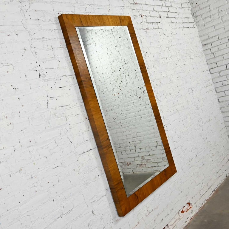 Vintage Modern Rosewood Large Mirror by Milo Baughman for Thayer Coggin  For Sale 4