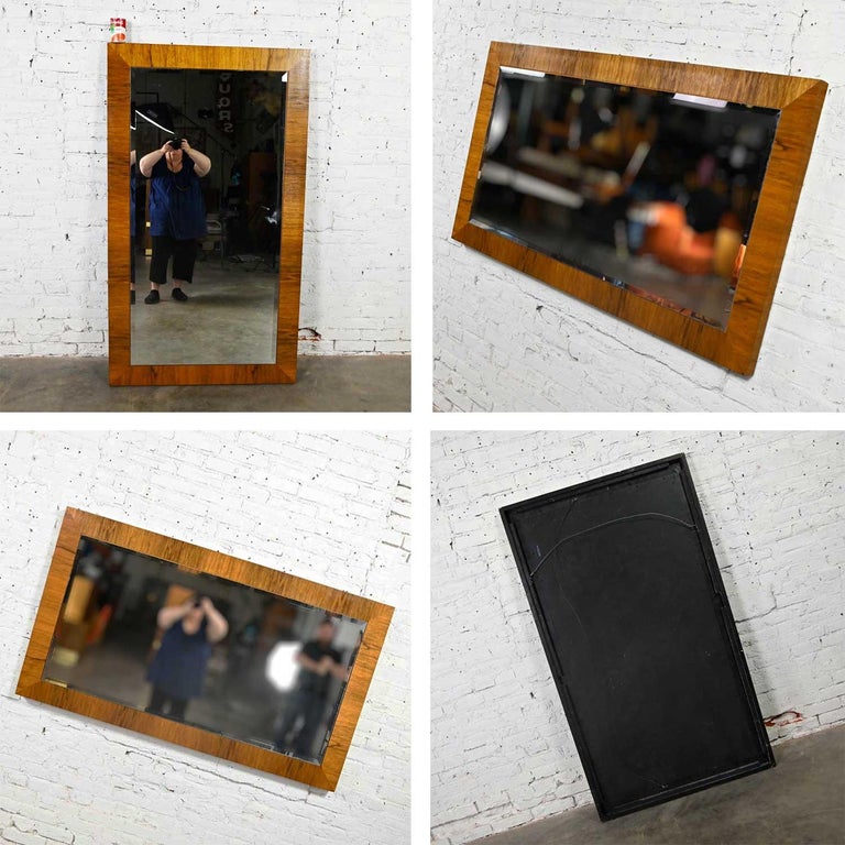 Vintage Modern Rosewood Large Mirror by Milo Baughman for Thayer Coggin  For Sale 7
