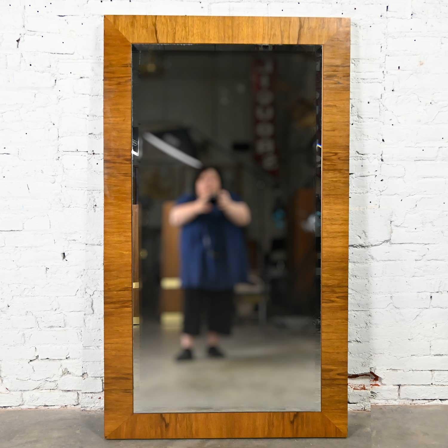 American Vintage Modern Rosewood Large Mirror by Milo Baughman for Thayer Coggin  For Sale