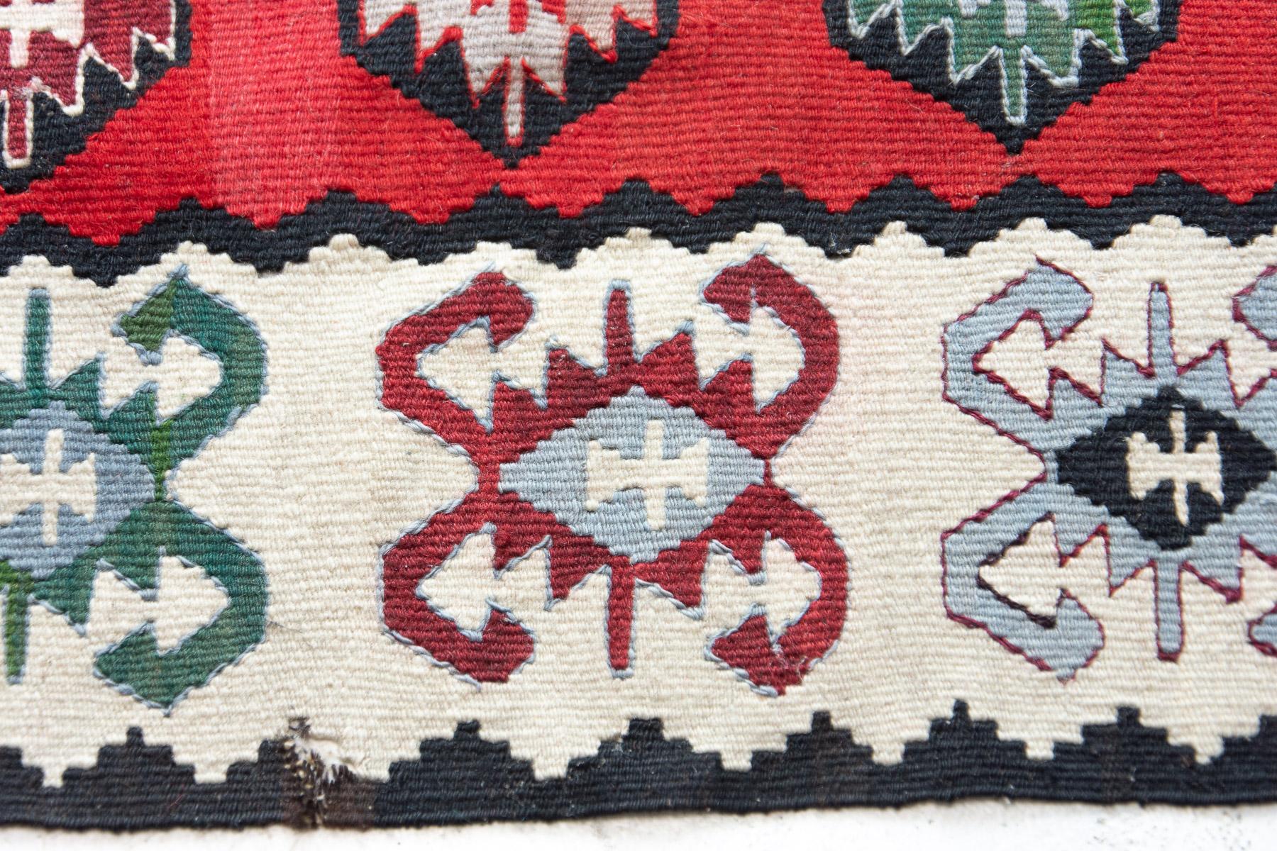 Fabric Vintage Modern Rug Kelim, 1970´s For Sale