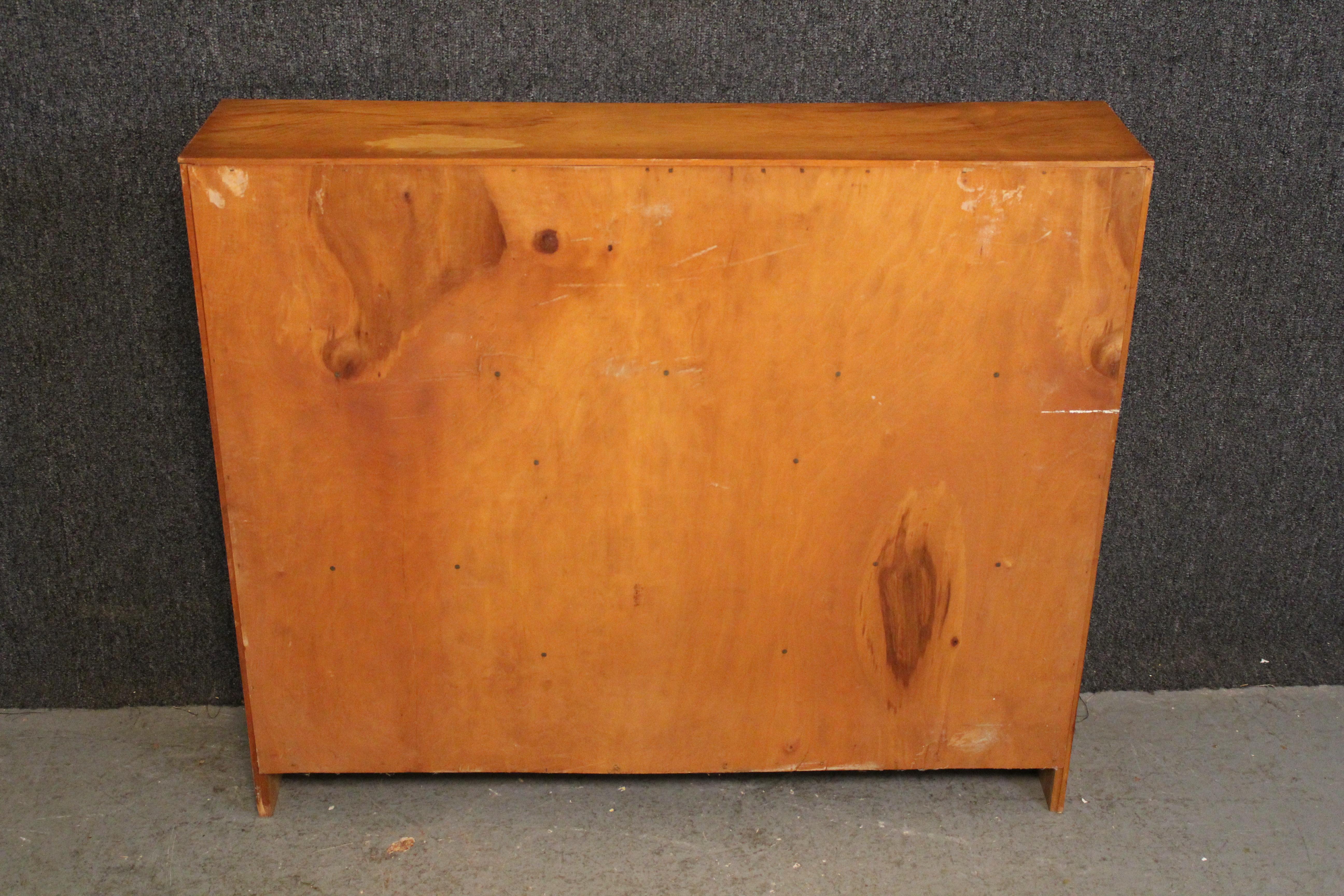 Vintage Modern Rustic Solid Pine Bookshelf 3