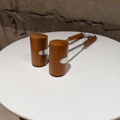 Vintage Modern Salt & Pepper BBQ Length Shakers.