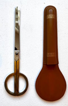 Vintage Modern Scissors with Holder, Germany, c. 1970's