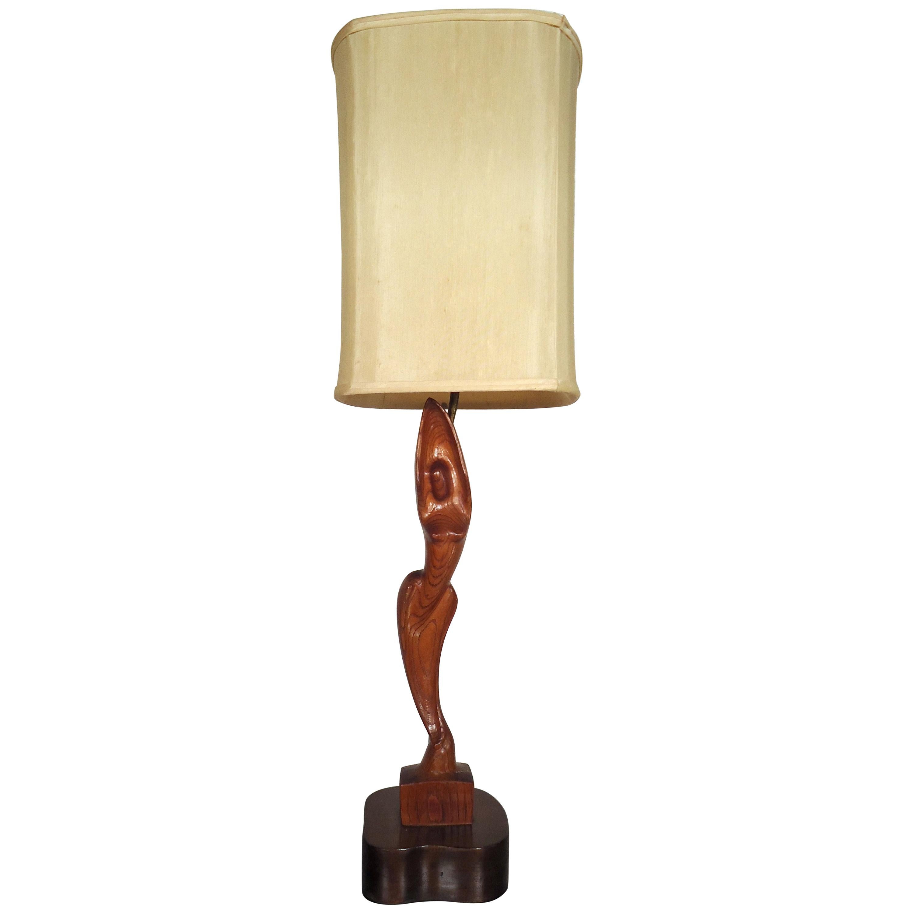Vintage Modern Sculpted Lamp