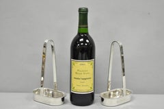 Vintage Modern Silver Plated Dinner Oil Caddy & (10) Toast Bread Racks - 12 Pcs