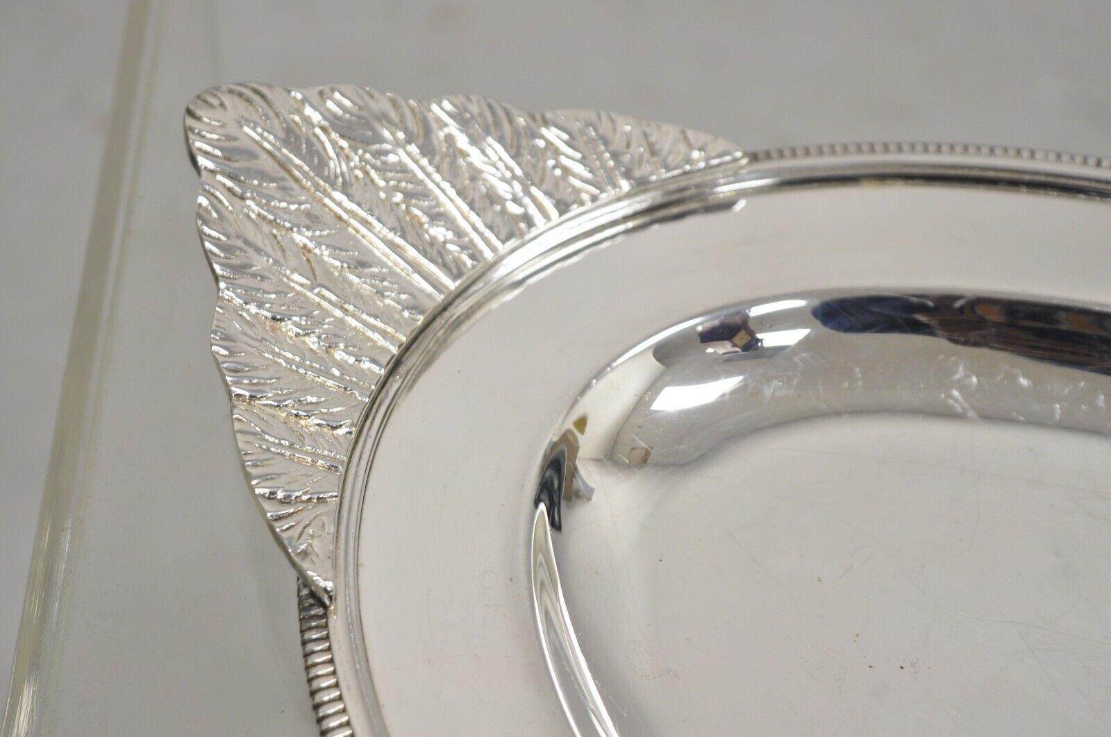 Vintage Modern Silver Plated Duck Mallard Serving Platter Attr. Teghini Firenze 4