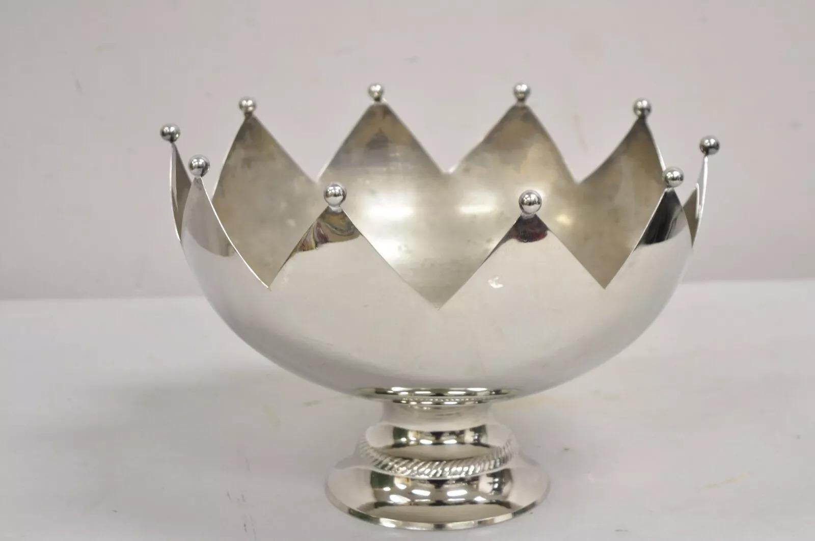 Vintage Modern Silver Plated 