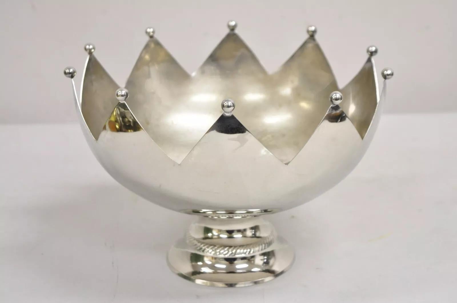 Vintage Modern Silver Plated 