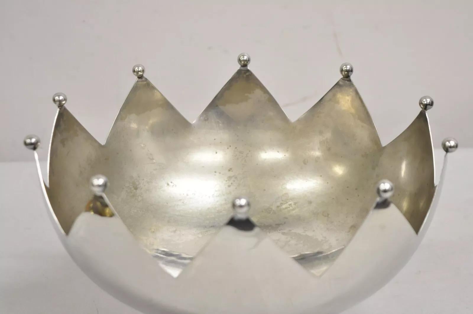 Vintage Modern Silver Plated 