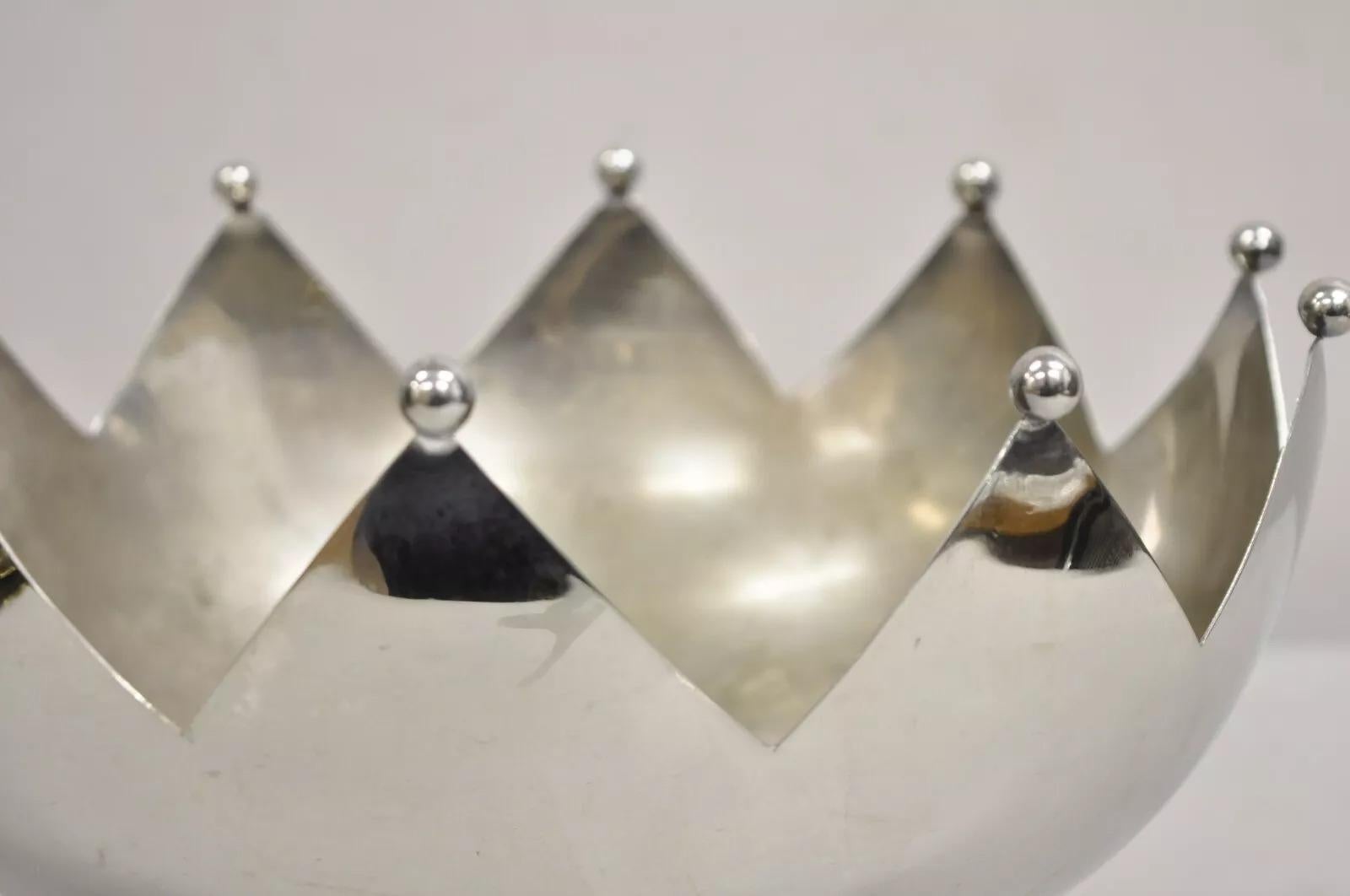 20th Century Vintage Modern Silver Plated 