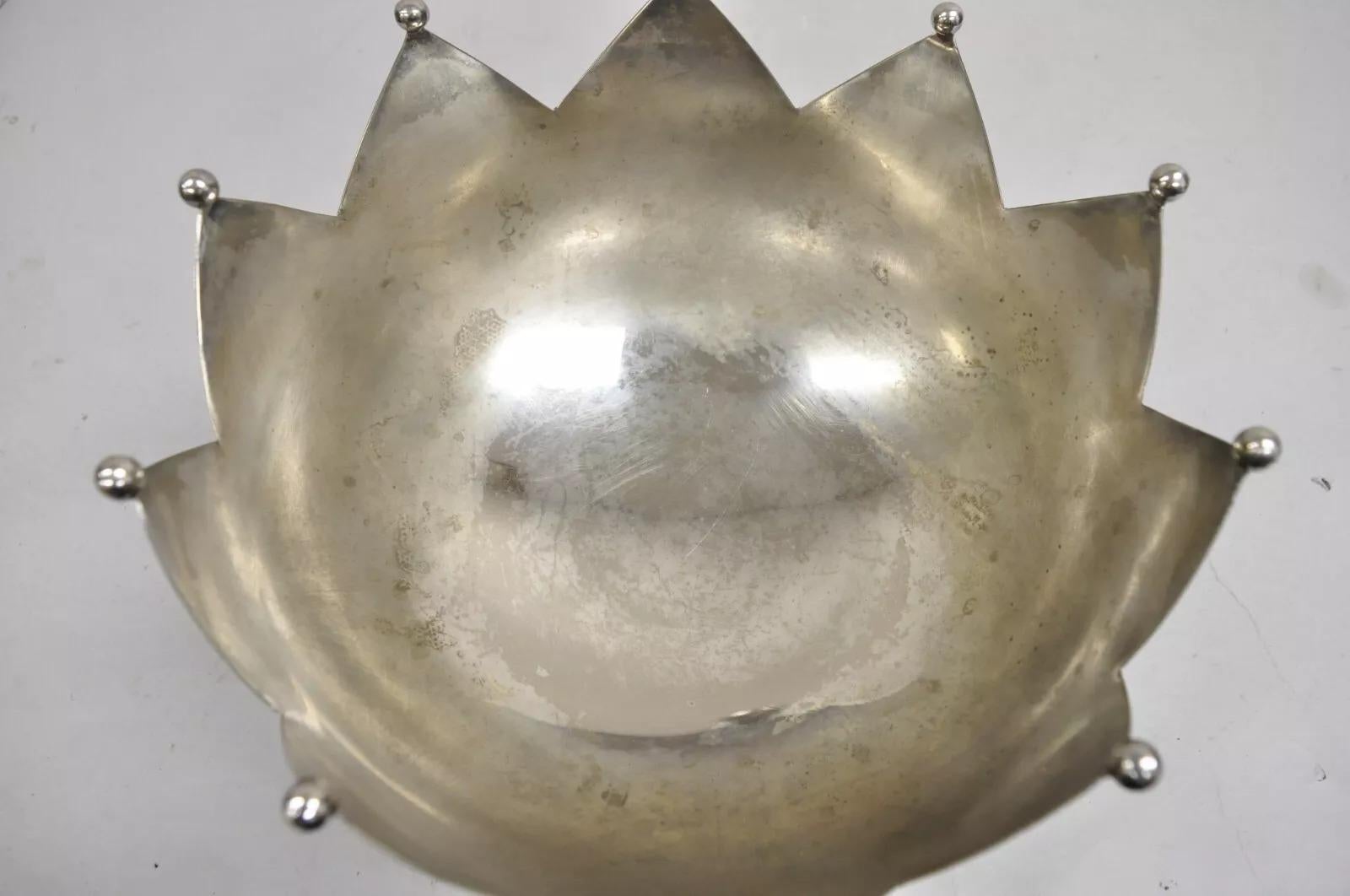 Vintage Modern Silver Plated 
