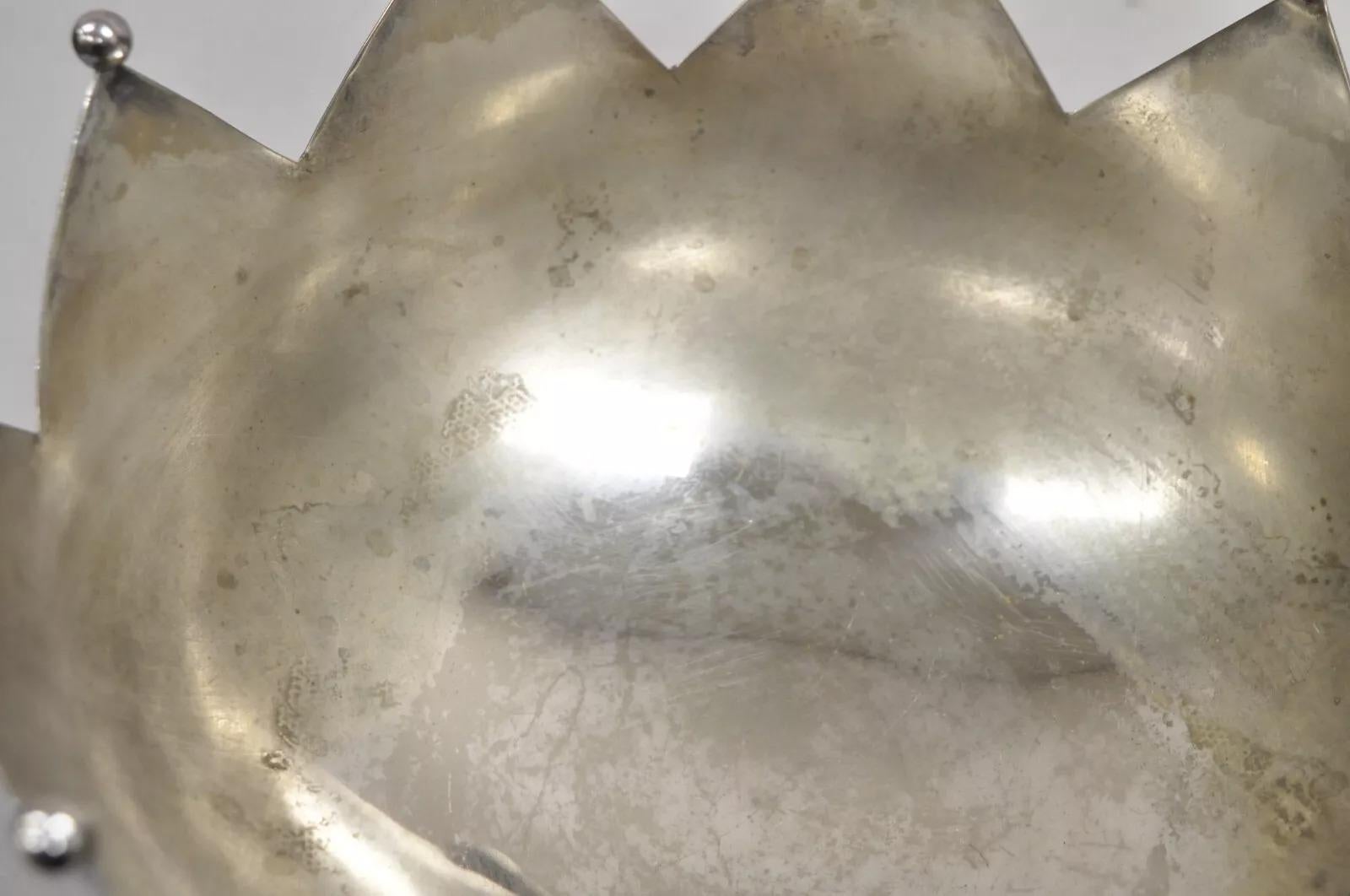 Vintage Modern Silver Plated 