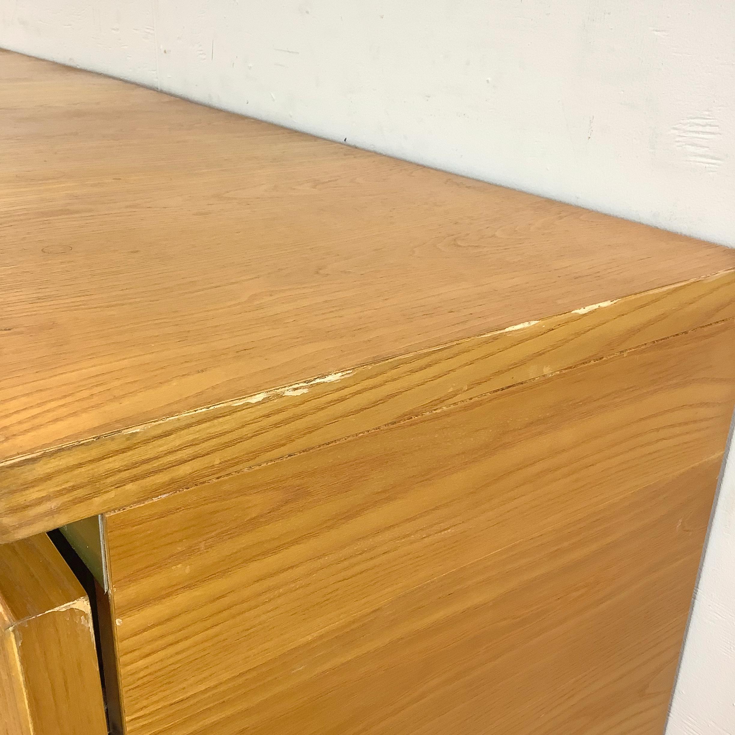 Vintage Modern Six Drawer Dresser in Bamboo Finish For Sale 9