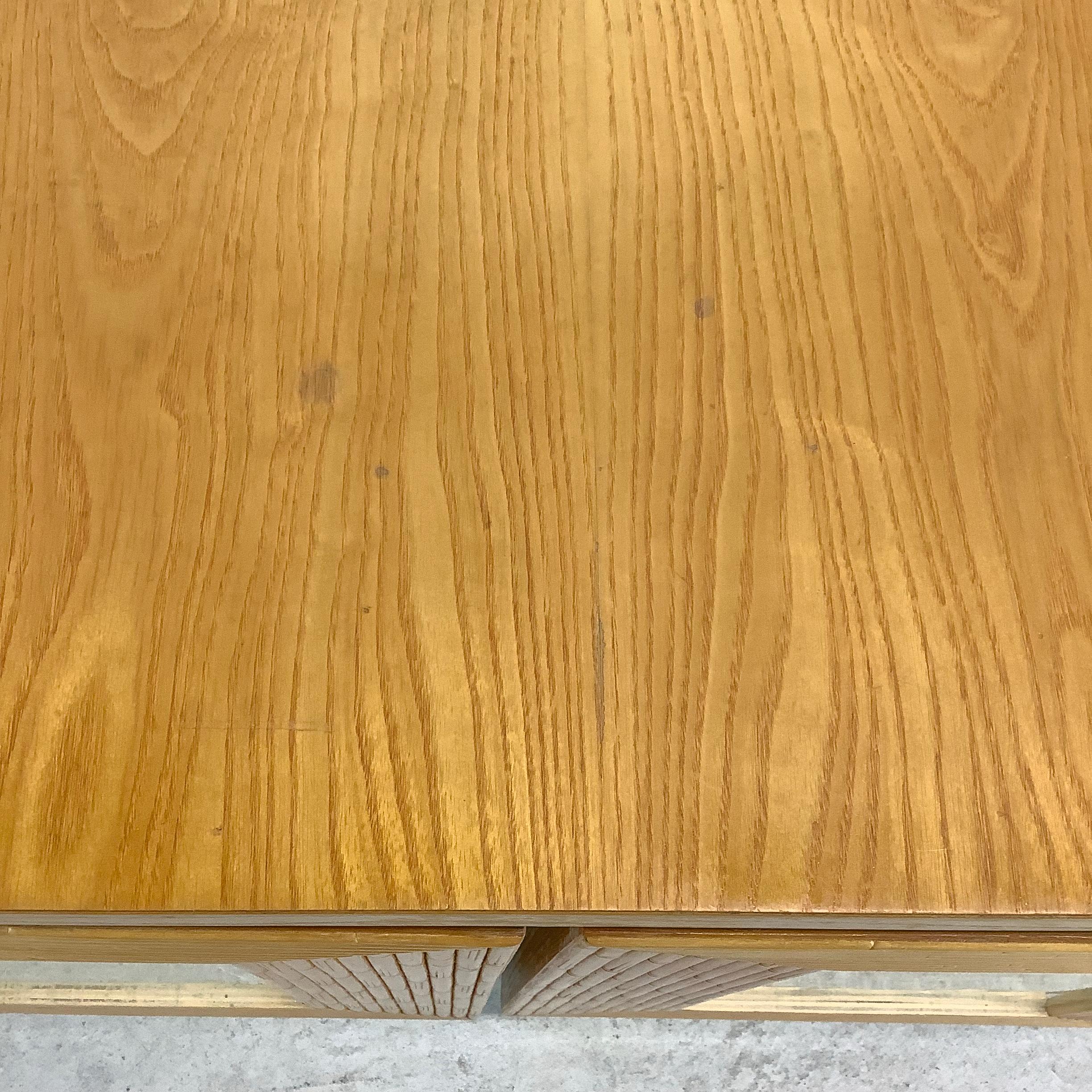 Vintage Modern Six Drawer Dresser in Bamboo Finish For Sale 10