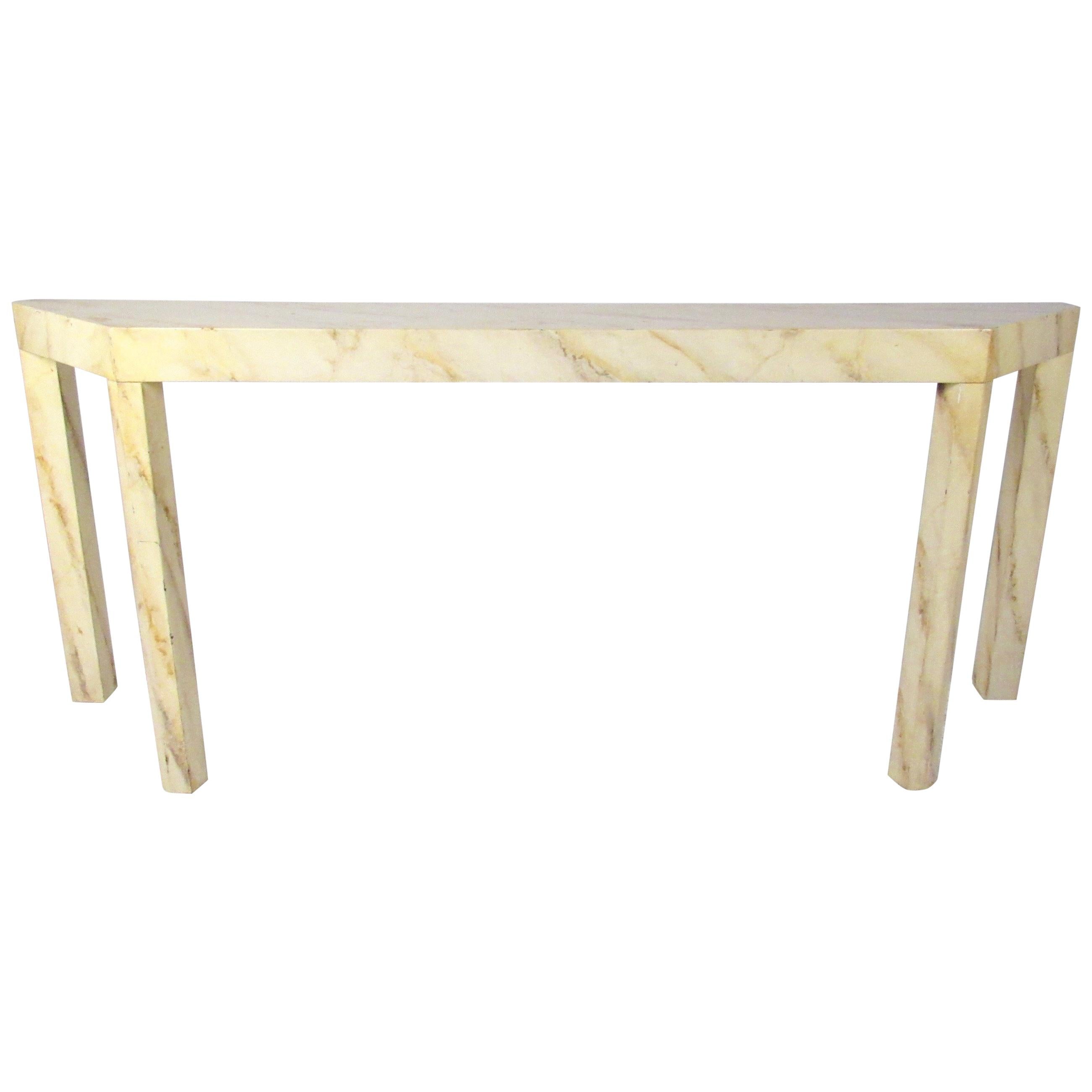 Vintage Modern Sofa Table after Karl Springer