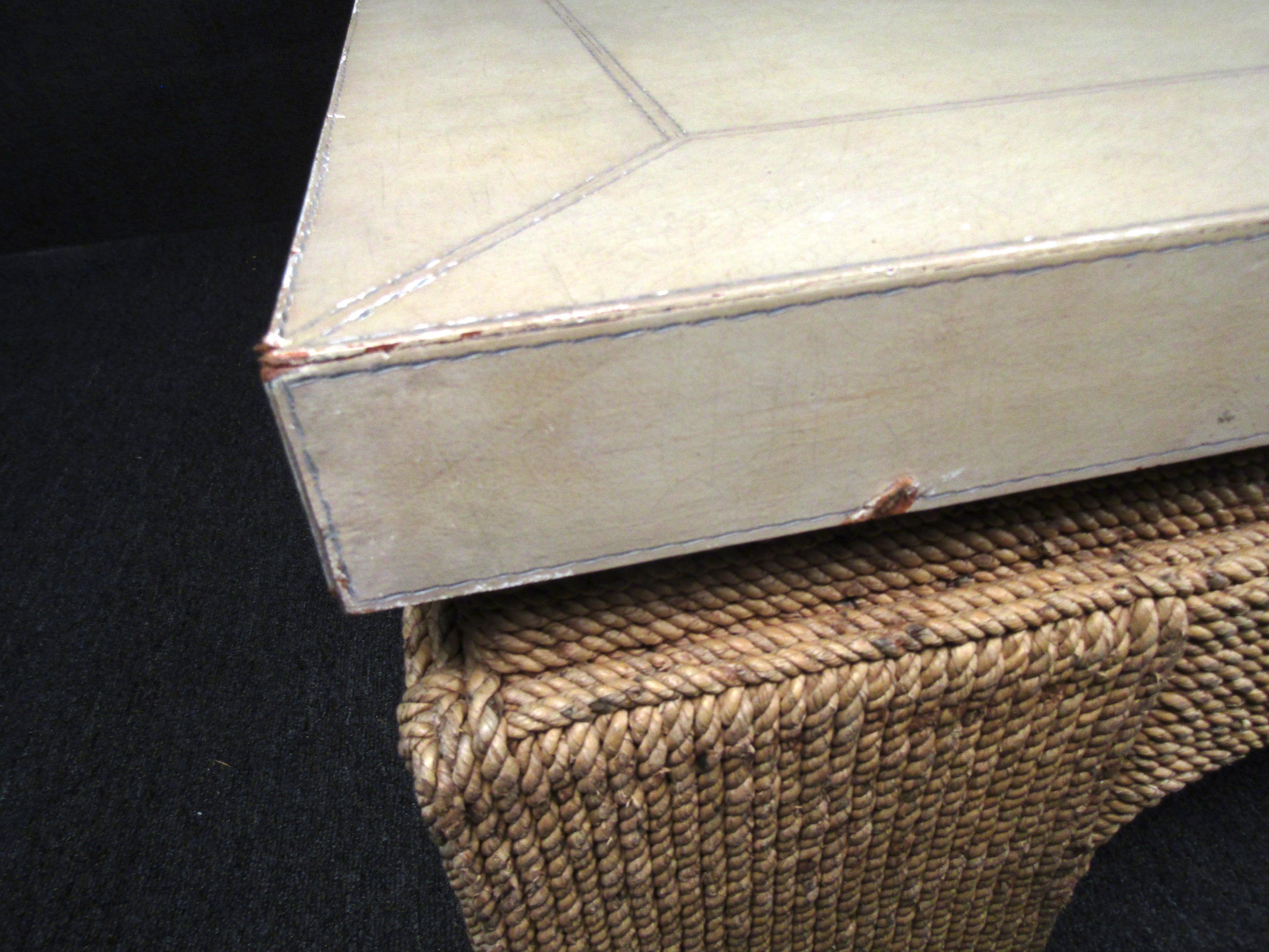 20th Century Vintage Modern Square Coffee Table