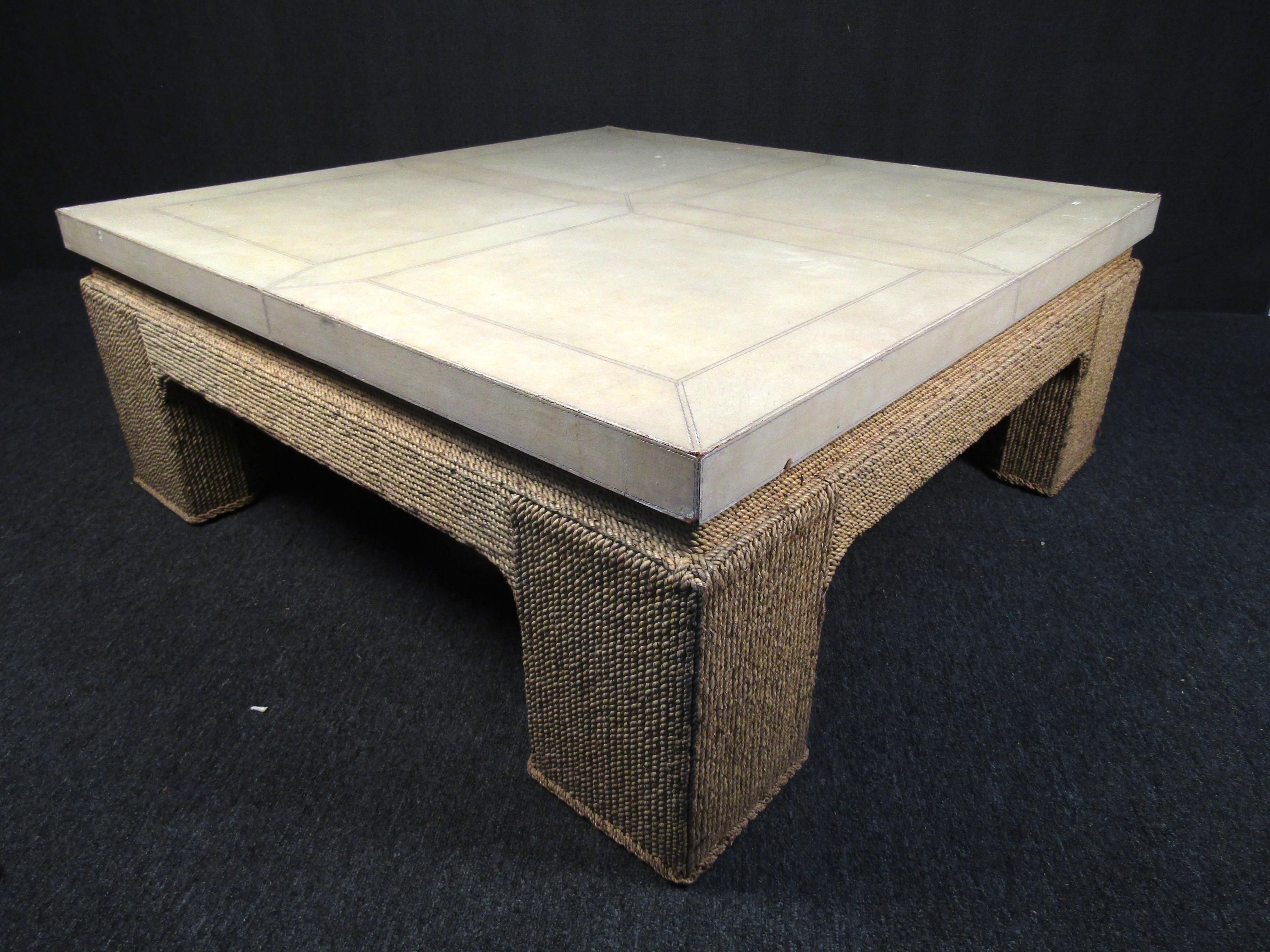 Vintage Modern Square Coffee Table 1