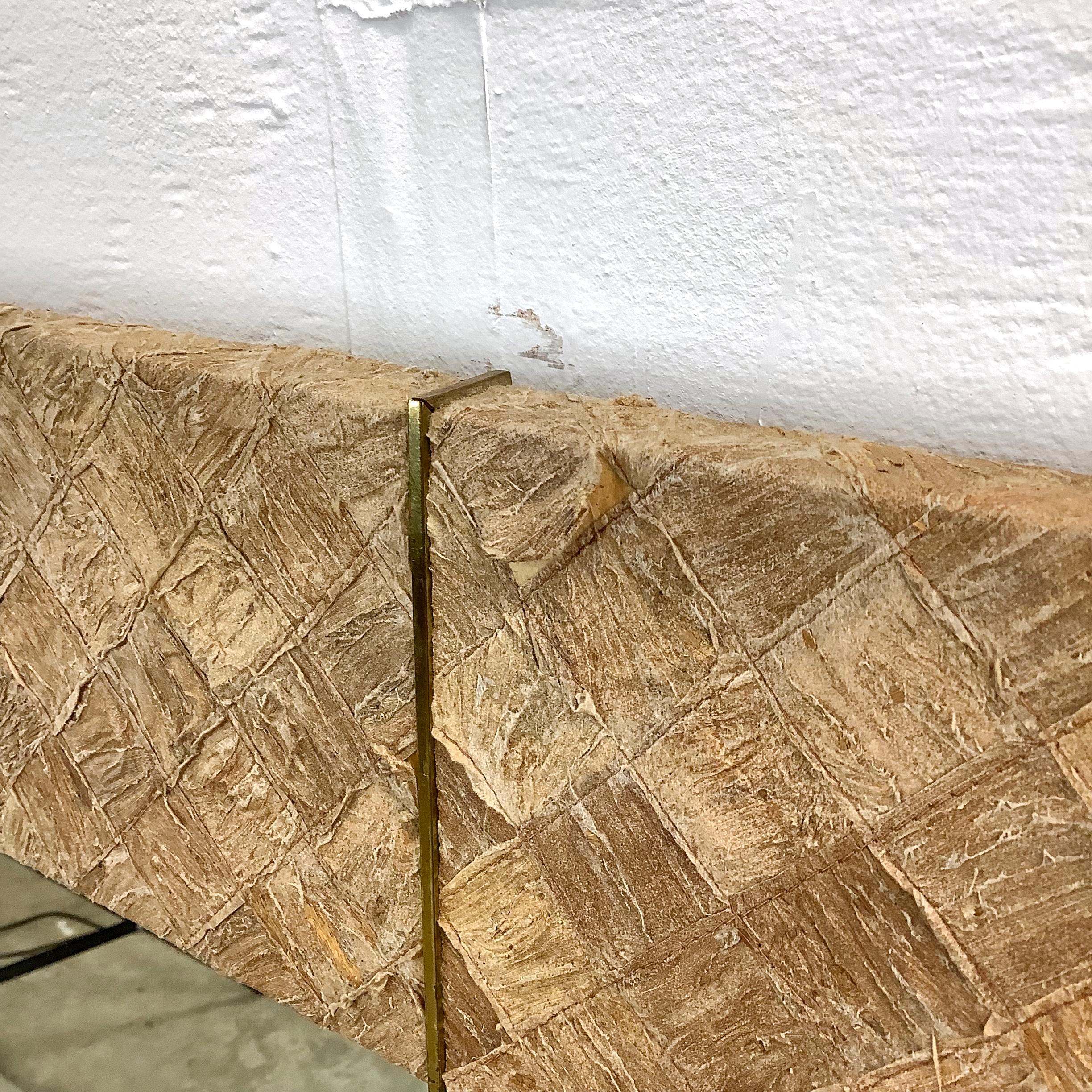 Vintage Modern Quadratischer Wandspiegel im Angebot 4