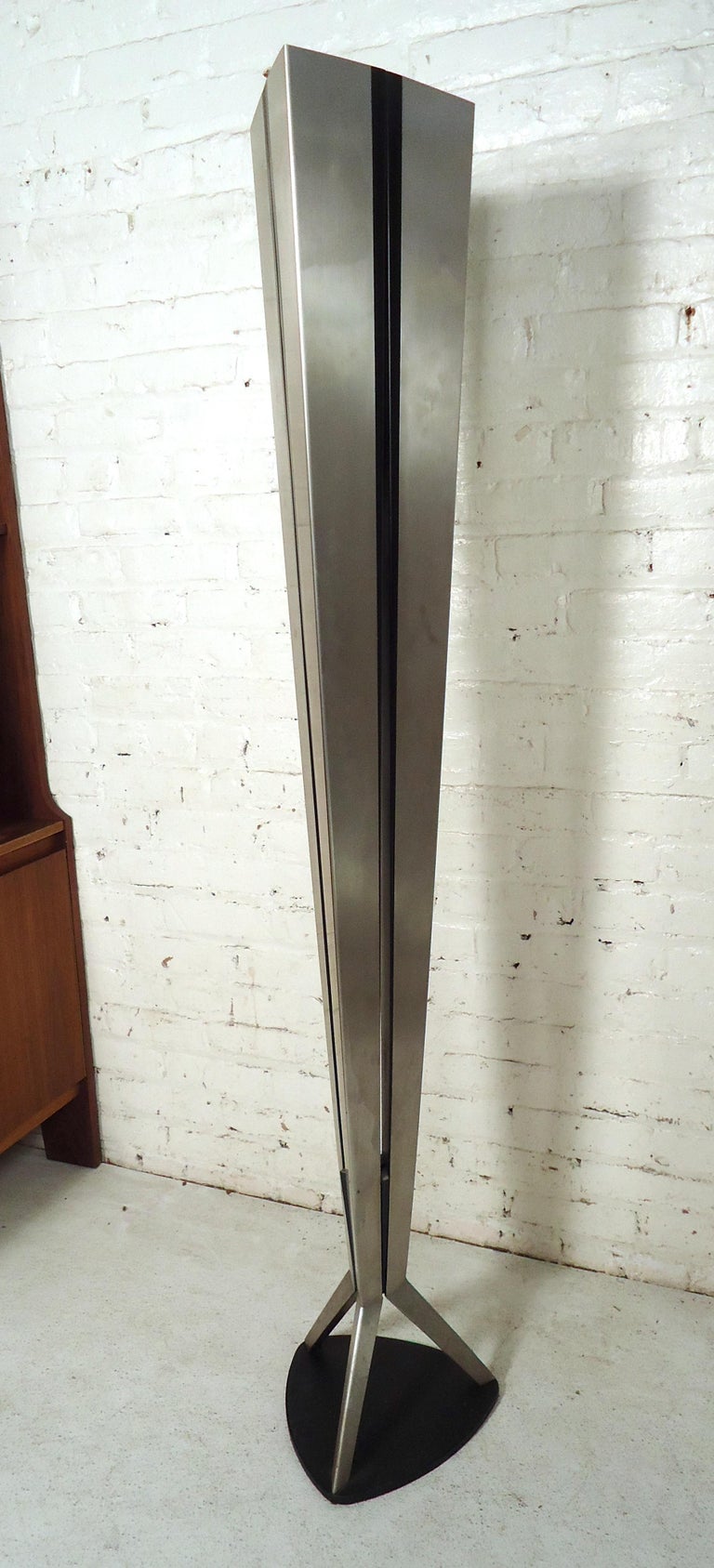 Stainless steel floor lamp top