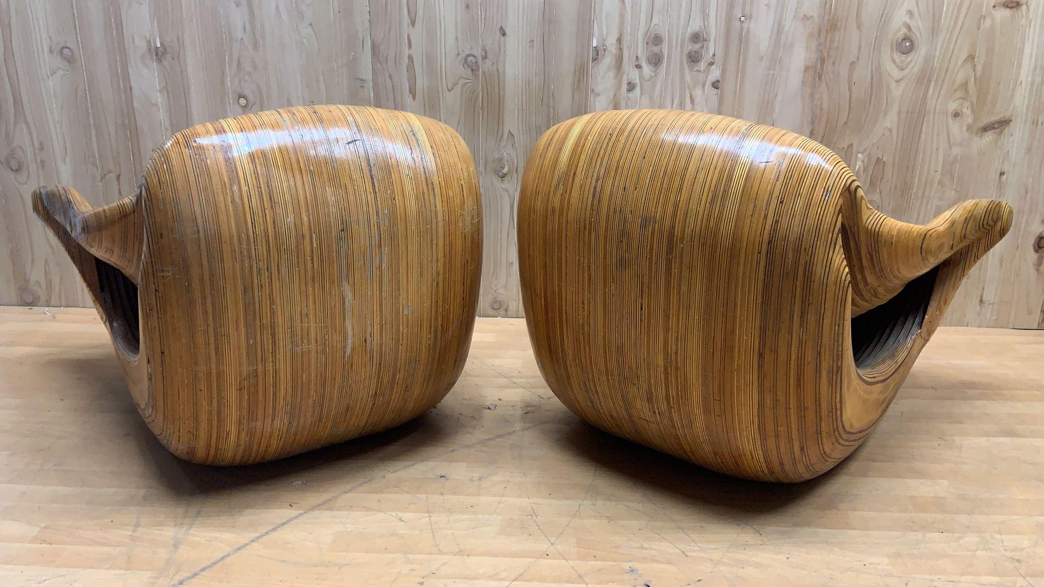 Vintage Modern Strata Chair by Stew Design, Pair 4