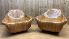 Vintage Modern Strata Chair by Stew Design, Pair