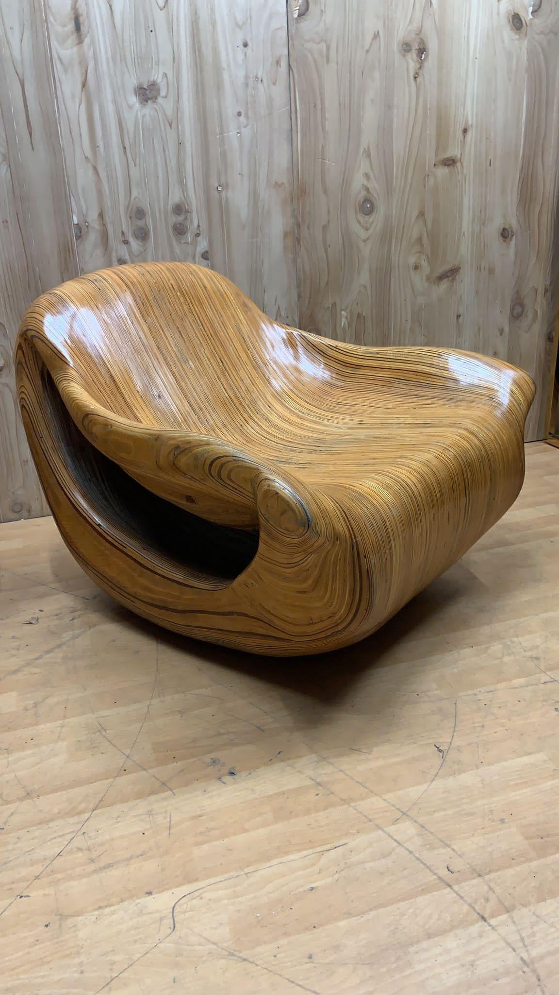 American Vintage Modern Strata Chair by Stew Design, Pair