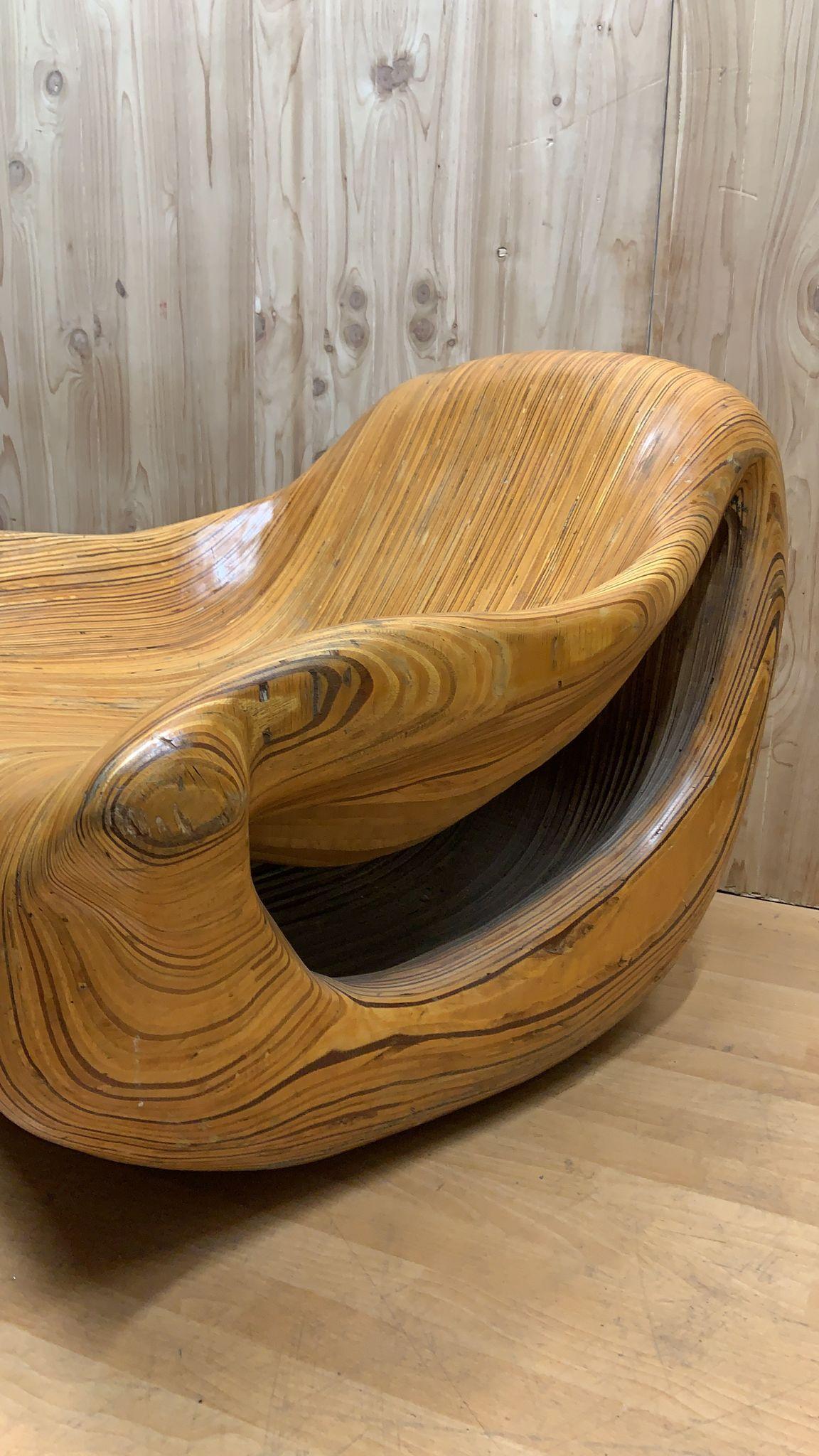 Late 20th Century Vintage Modern Strata Chair by Stew Design, Pair