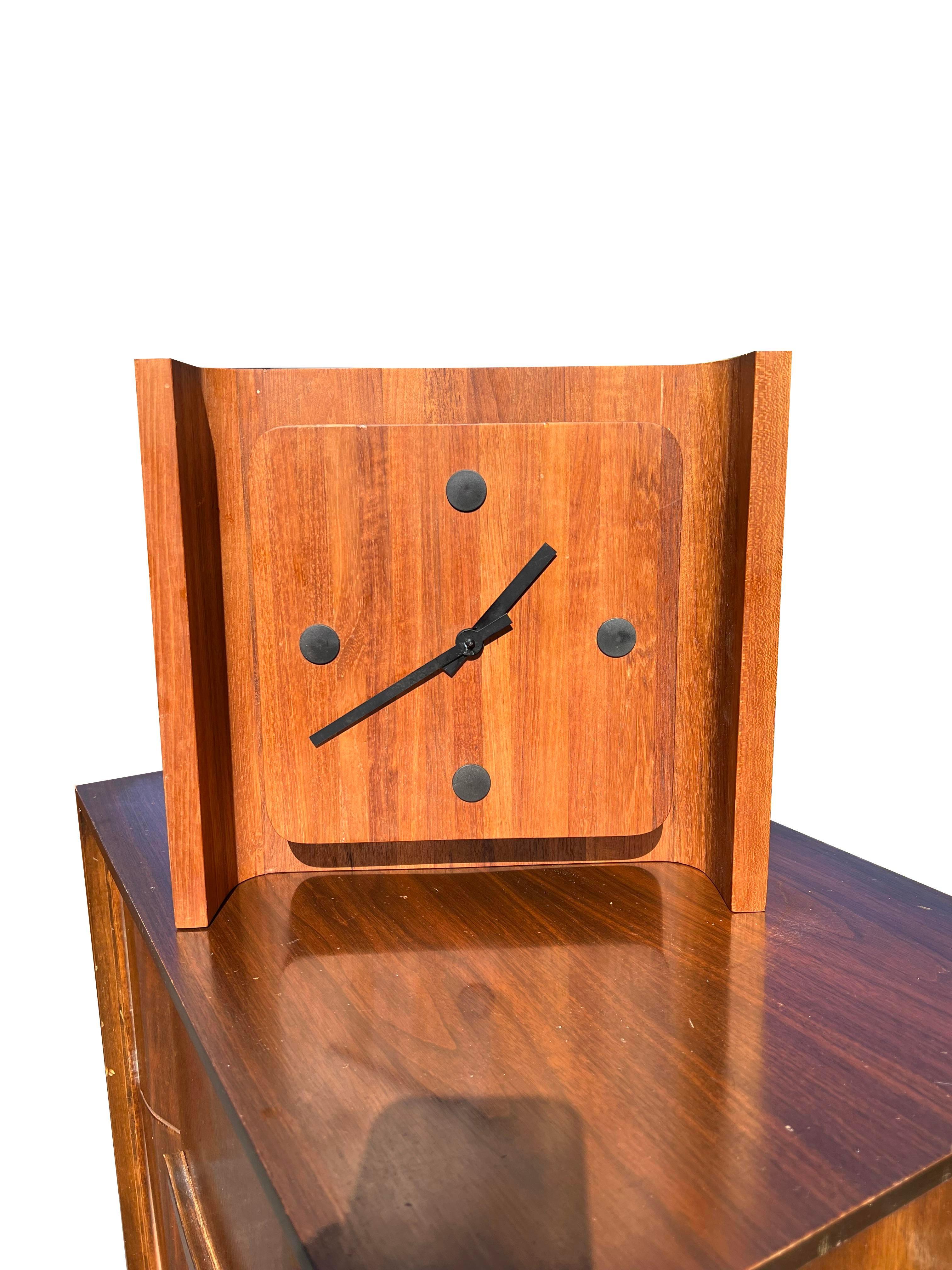 Reloj de pared danés de estilo moderno vintage finales del siglo XX en venta